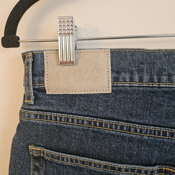 Everlane The High Way Dark Blue Denim Shorts - Picture 6 of 10
